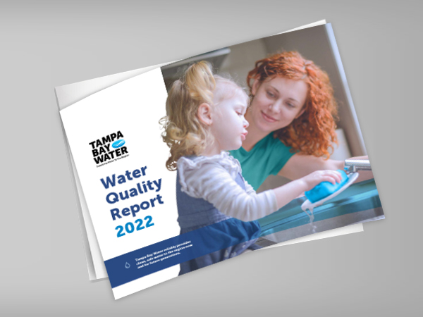 Tampa Bay Water's Water Quality Report 2022 cover image
