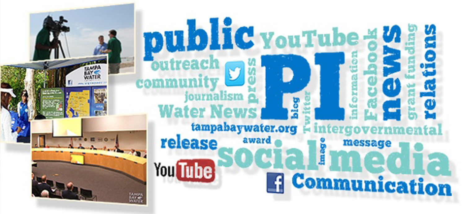 Public Affairs image montage and world cloud